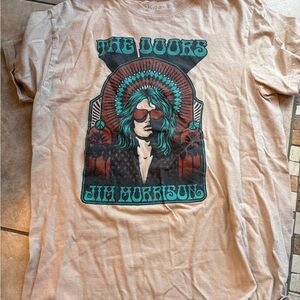 Target Tan Graphic Tee with The Doors Design